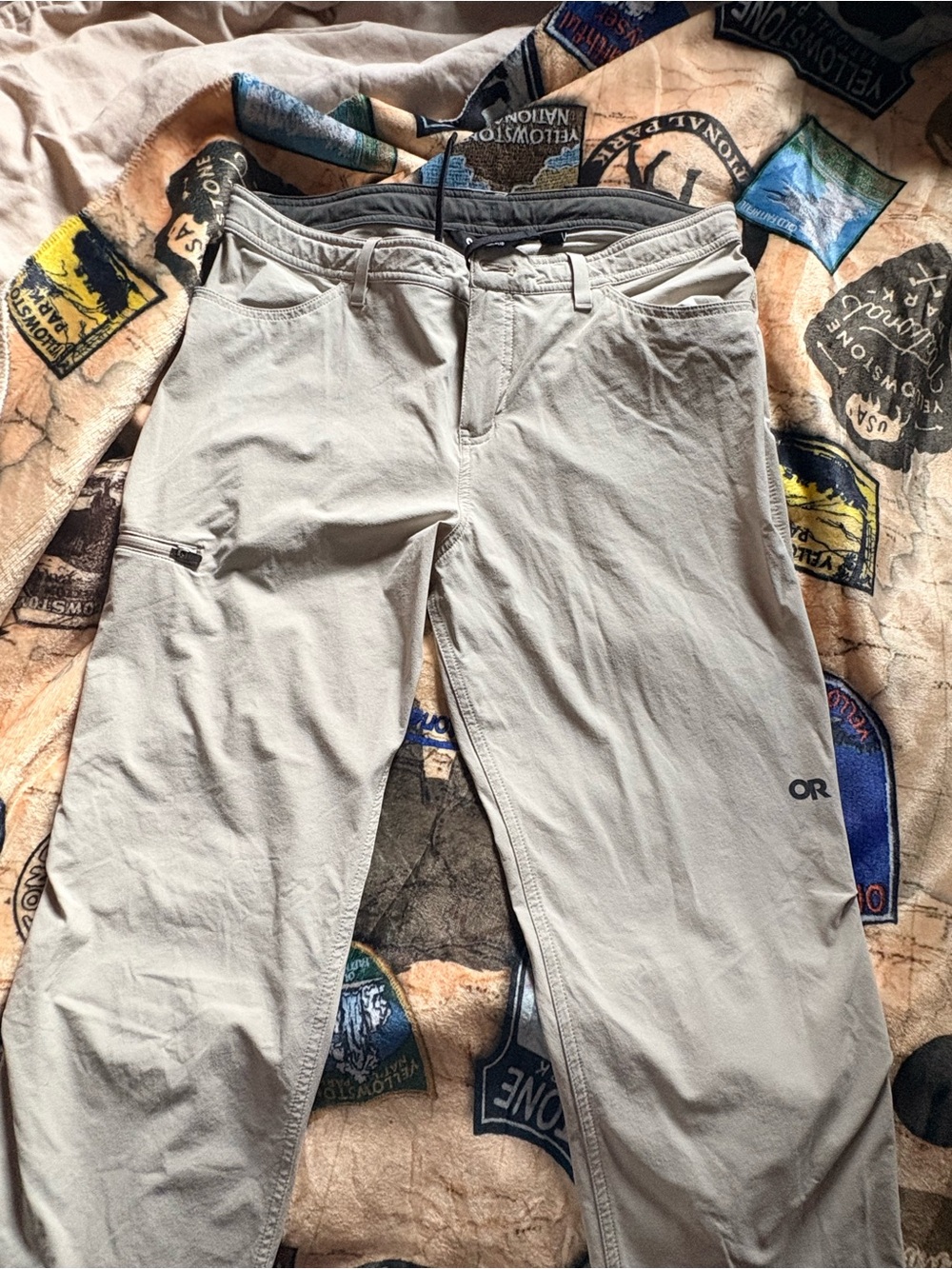 Outdoor Research women’s Lightweight Tan Cargo Hiking Pants